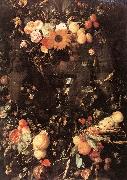HEEM, Jan Davidsz. de Fruit and Flower Still-life dg France oil painting reproduction